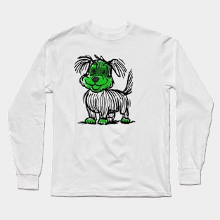 Happy Dogyy in an environment friendly look Long Sleeve T-Shirt